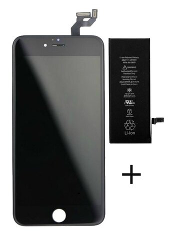 accu iphone 6s met lcd zwart