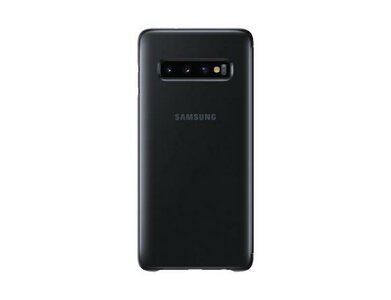 Clear View Cover - Black, Samsung Galaxy S10
