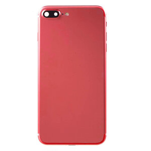 Achterkant - Rood, voor model iPhone 7 Plus (excl. Logo)