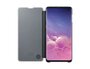 Clear View Cover - Black, Samsung Galaxy S10_