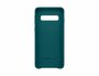 Leather Cover - Green Samsung Galaxy S10_